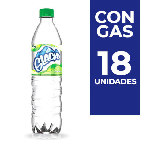AGUA GLACIAL CON GAS X 18 UNIDADES | Frioes